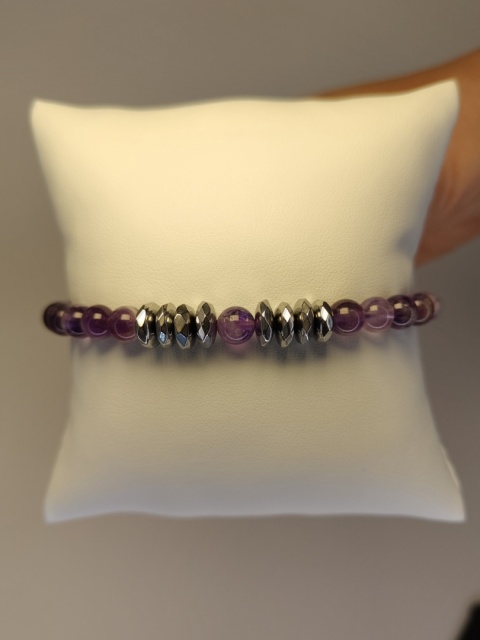 Bransoletka Męska Amethyst Bransoletka Męska Amethyst