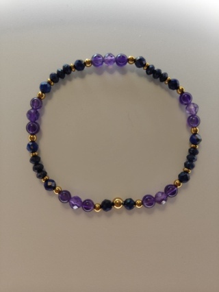 Bransoletka na zdrowie, Szafir, Ametyst, Lapis lazuli