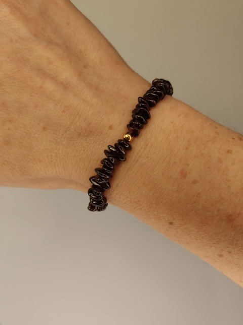 Bransoletka z kamienia Granat