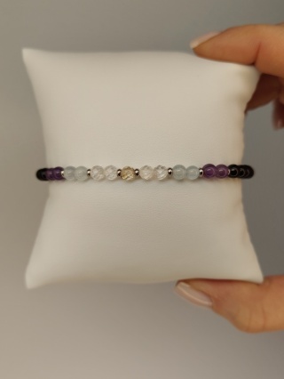 Bransoletka znak zodiaku Bliźnięta ♊, bransoletka męska