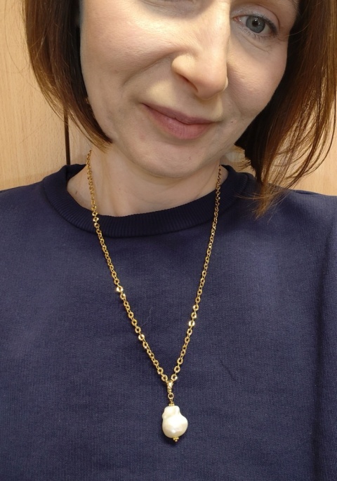 Naszyjnik z perłą